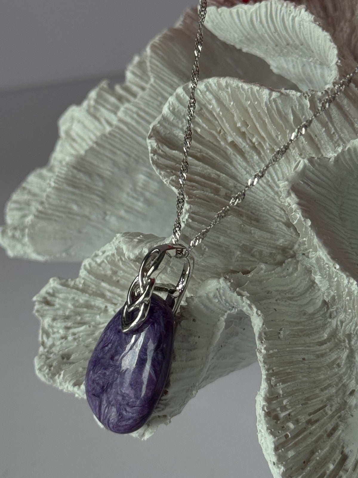DK 925 Sterling Silver Chariote Necklace Length 20/18 inch