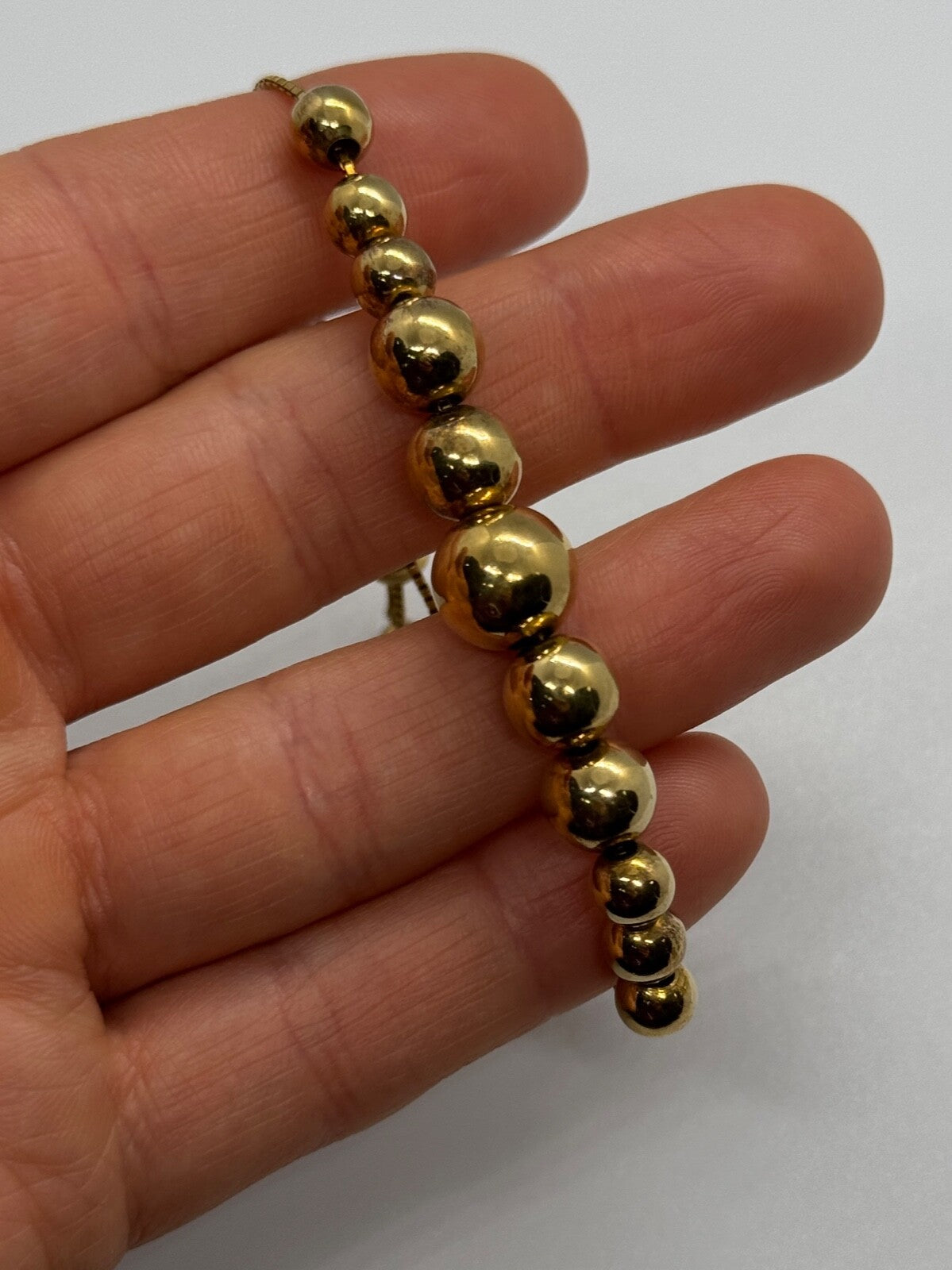 925 Sterling Silver Gold Plated KA 1772 Italy Bracelet