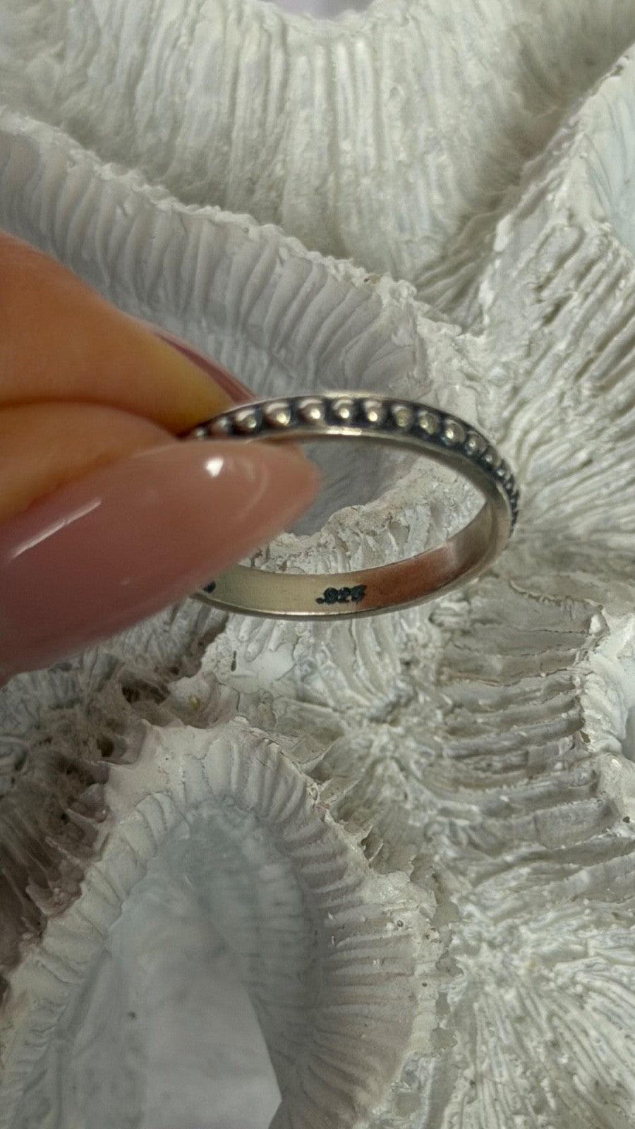 925 Sterling Silver Ring Size 8