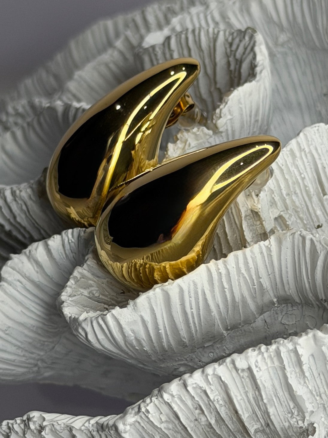 18K Yellow Gold Plated Drop Earrings