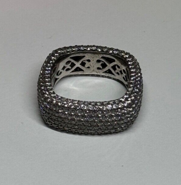 925 Sterling Silver CZ Ring Size 6