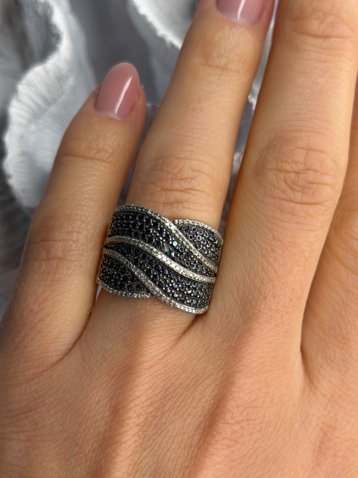 JWBR 925 Sterling Silver Spinel Ring Size 7