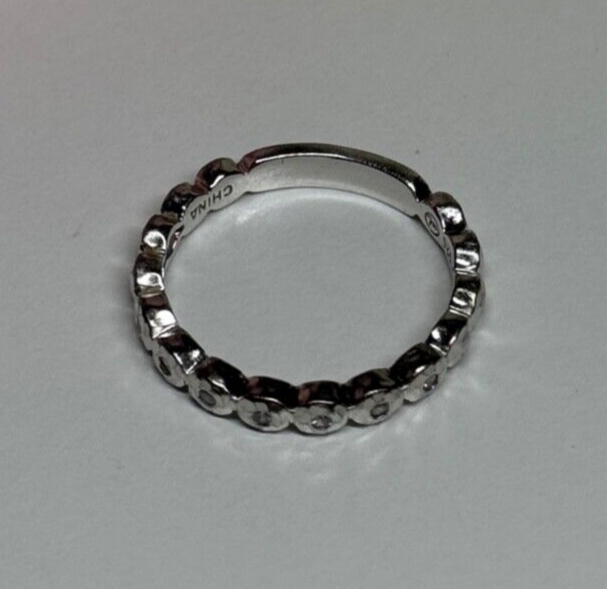 925 Sterling Silver CZ Ring Size 7