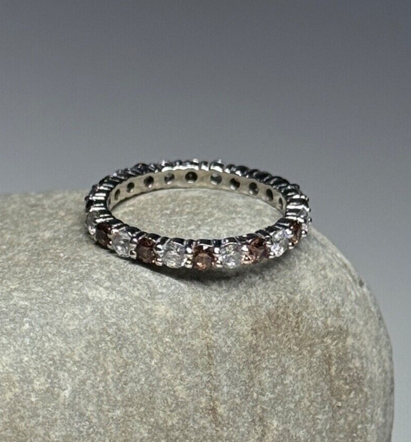 925 Sterling Silver CZ Ring Size 5.5