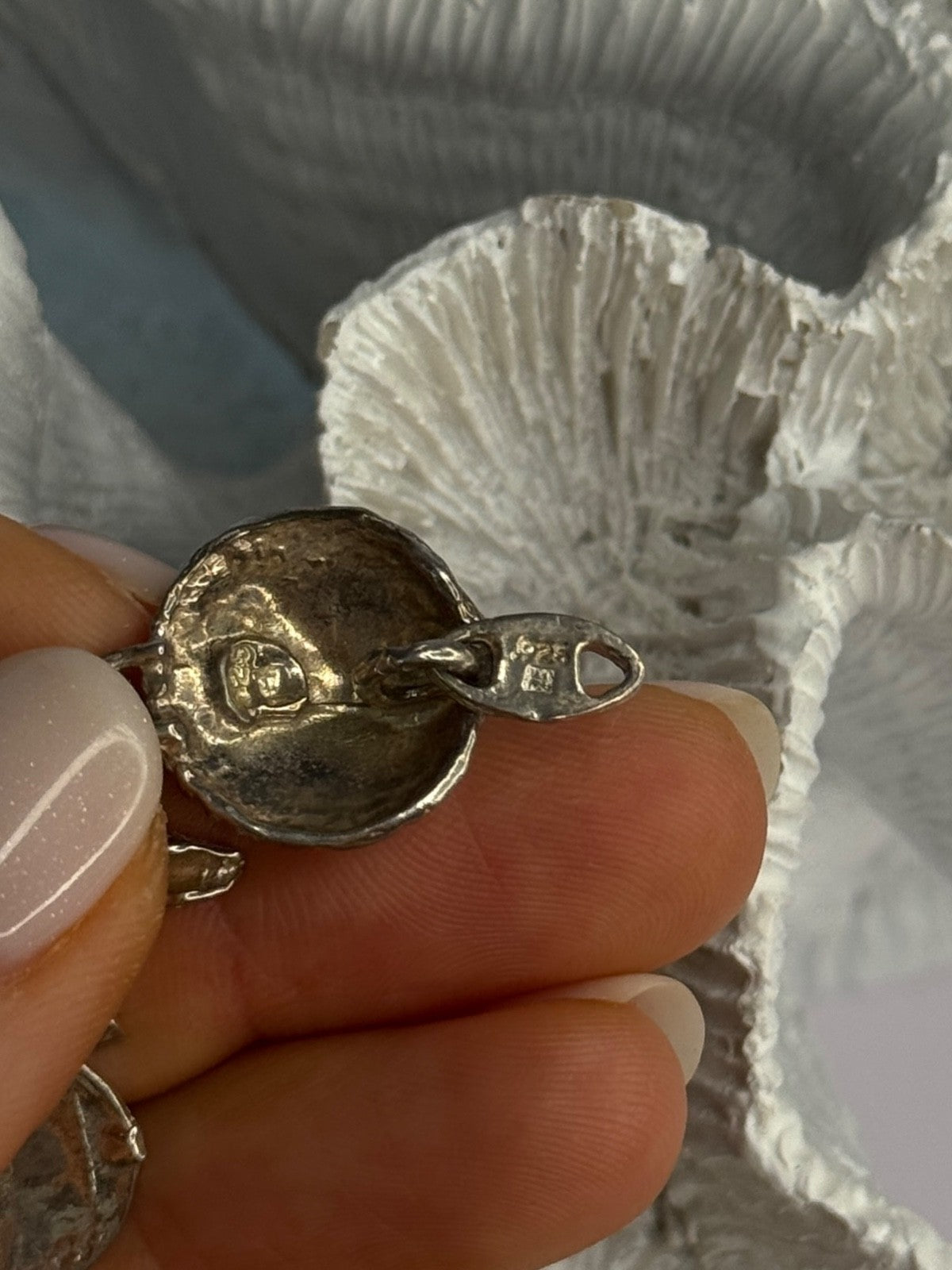 Summer Ocean Shell Star 925 Sterling Silver Bracelet Length 7