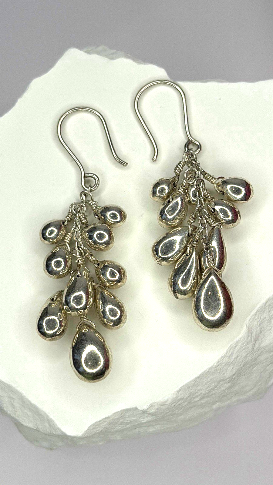 Chandelier Handcrafted 925 Sterling Silver Earrings
