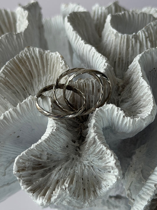 Trio 925 Sterling Silver Ring Size 7