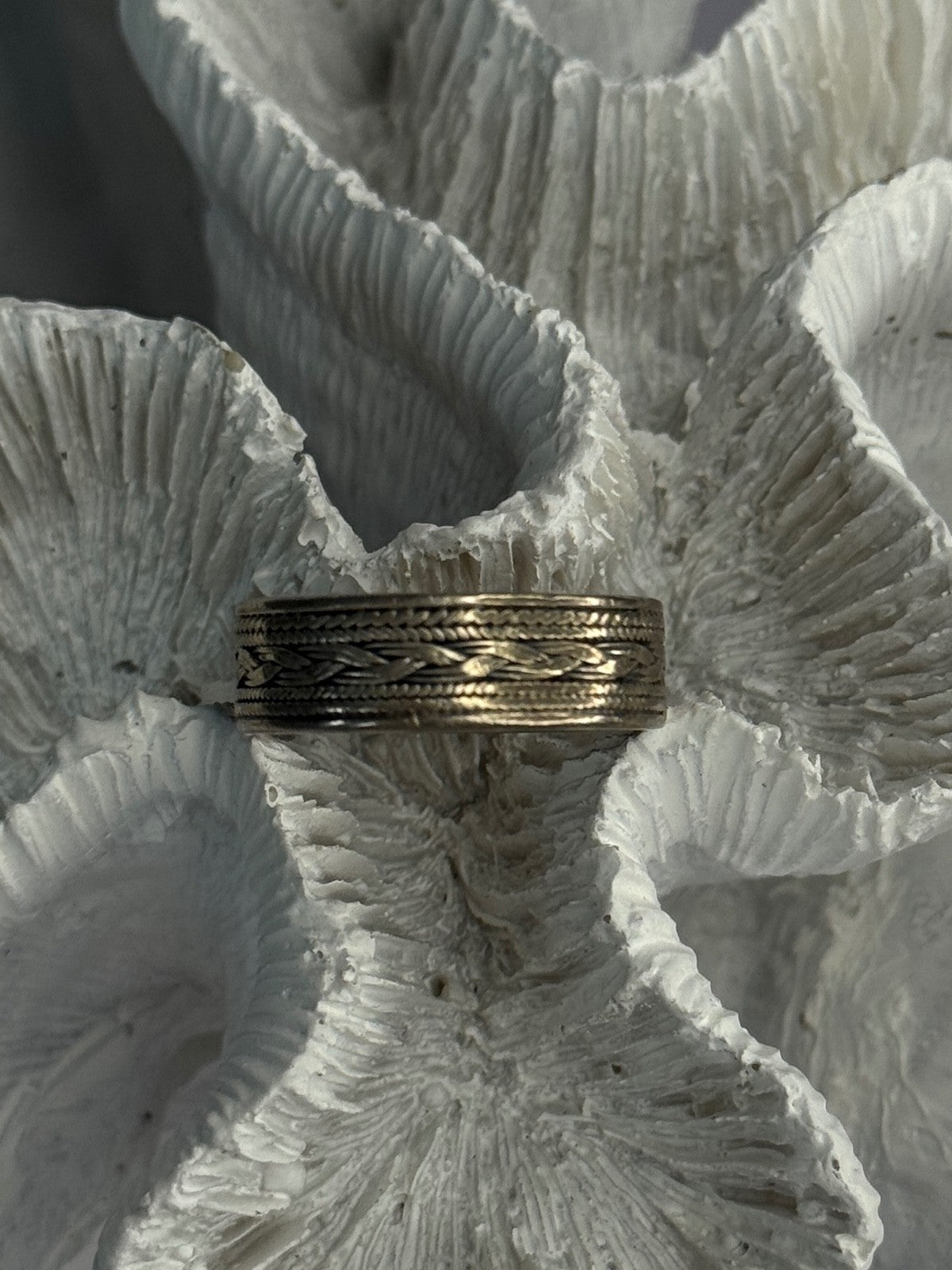 925 Sterling Silver Band Ring Size 10