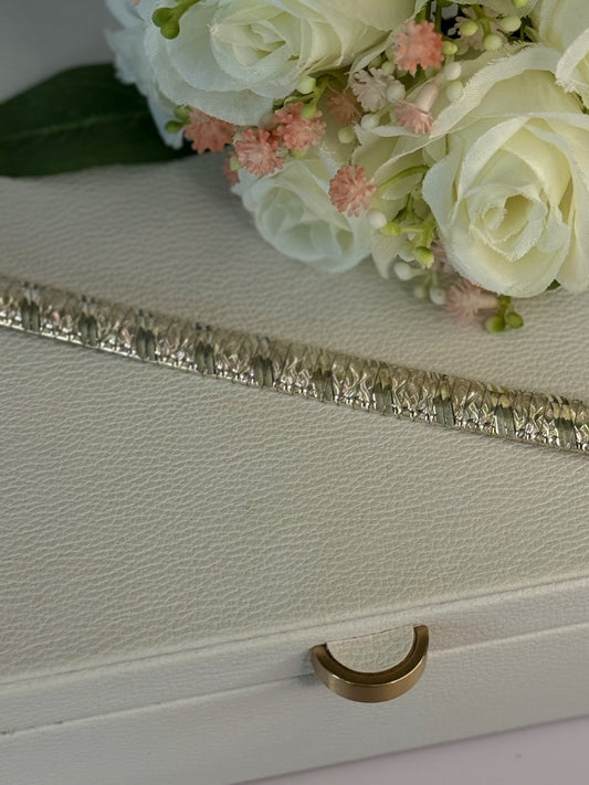 Beautiful Classy Italy 925 Sterling Silver Bracelet Length 7.5 Inch