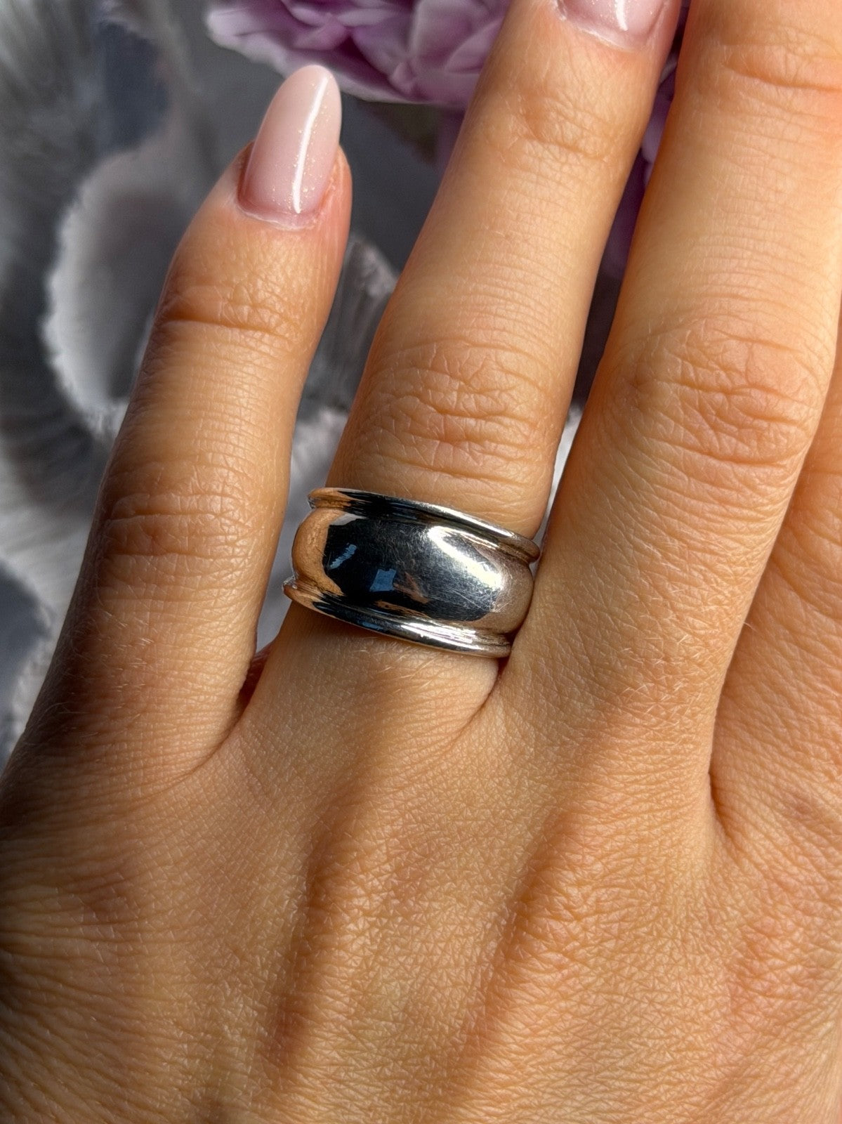 Vintage 925 Sterling Silver Ring Size 7