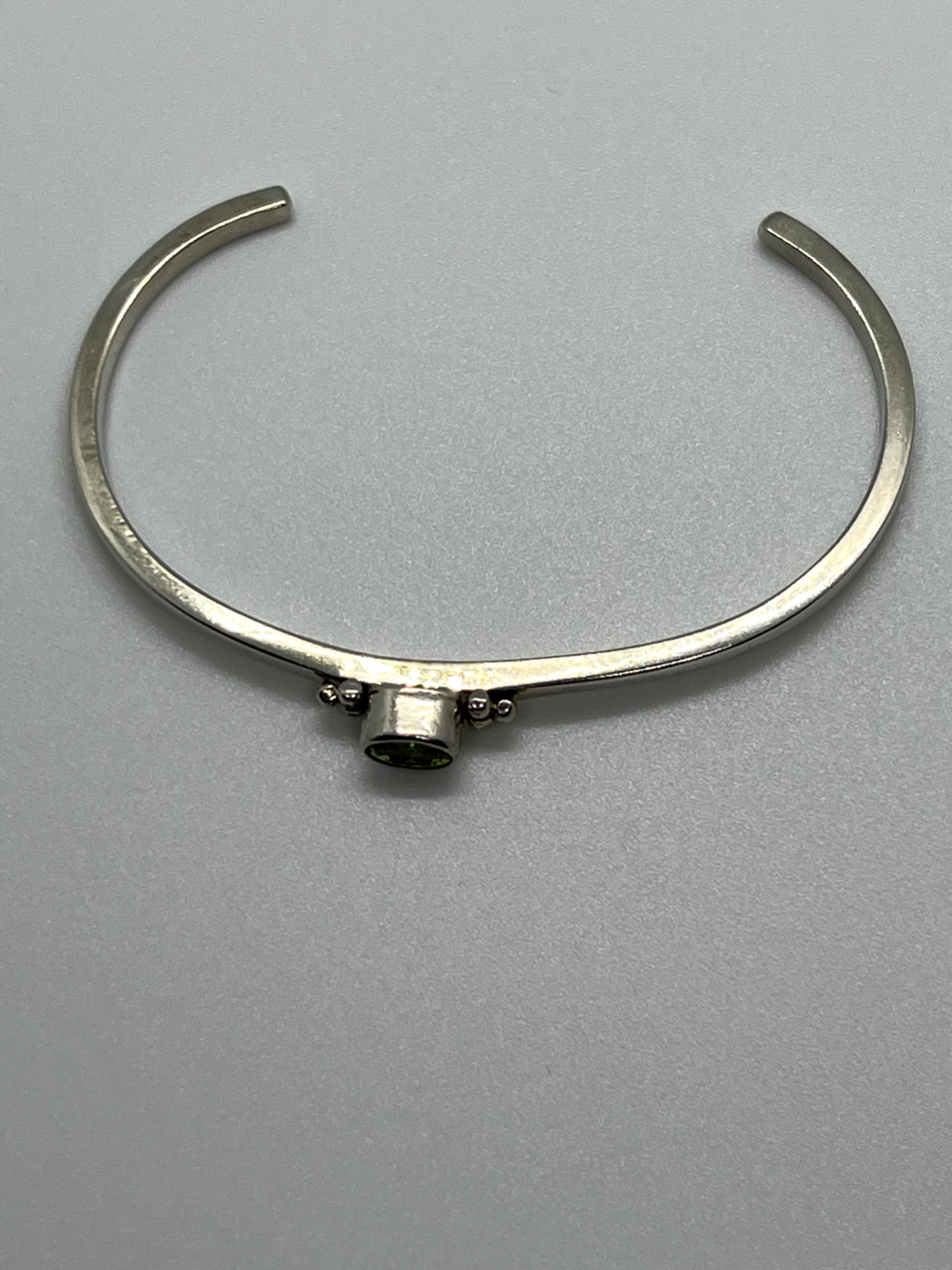 925 Sterling Silver Peridot Bracelet