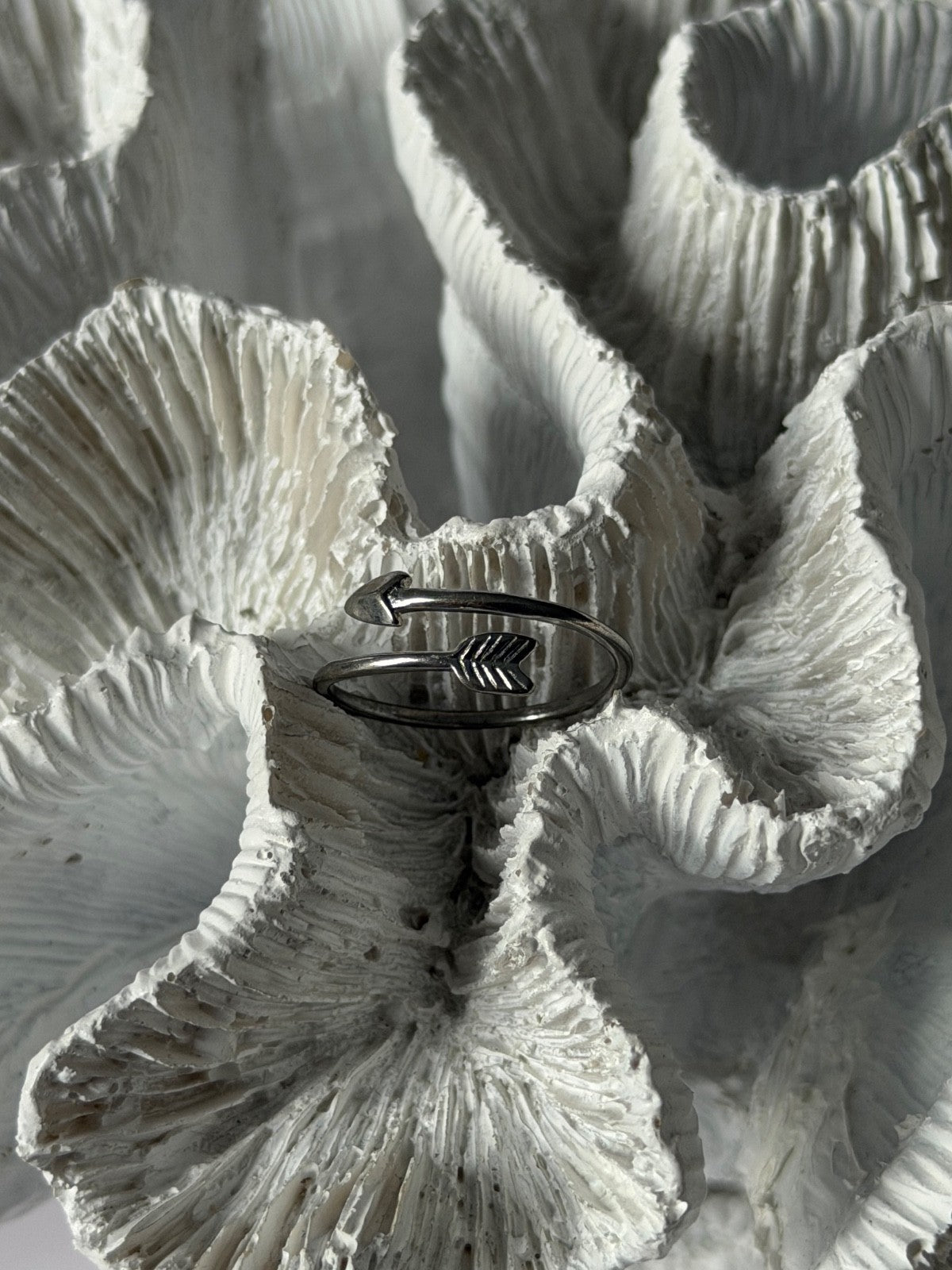 Adjustable Arrow 925 Sterling Silver Ring