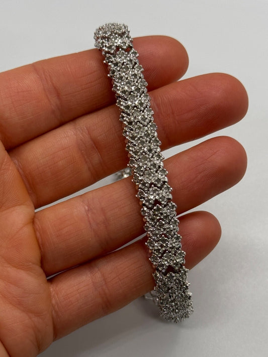 925 Sterling Silver Sapphire Bracelet