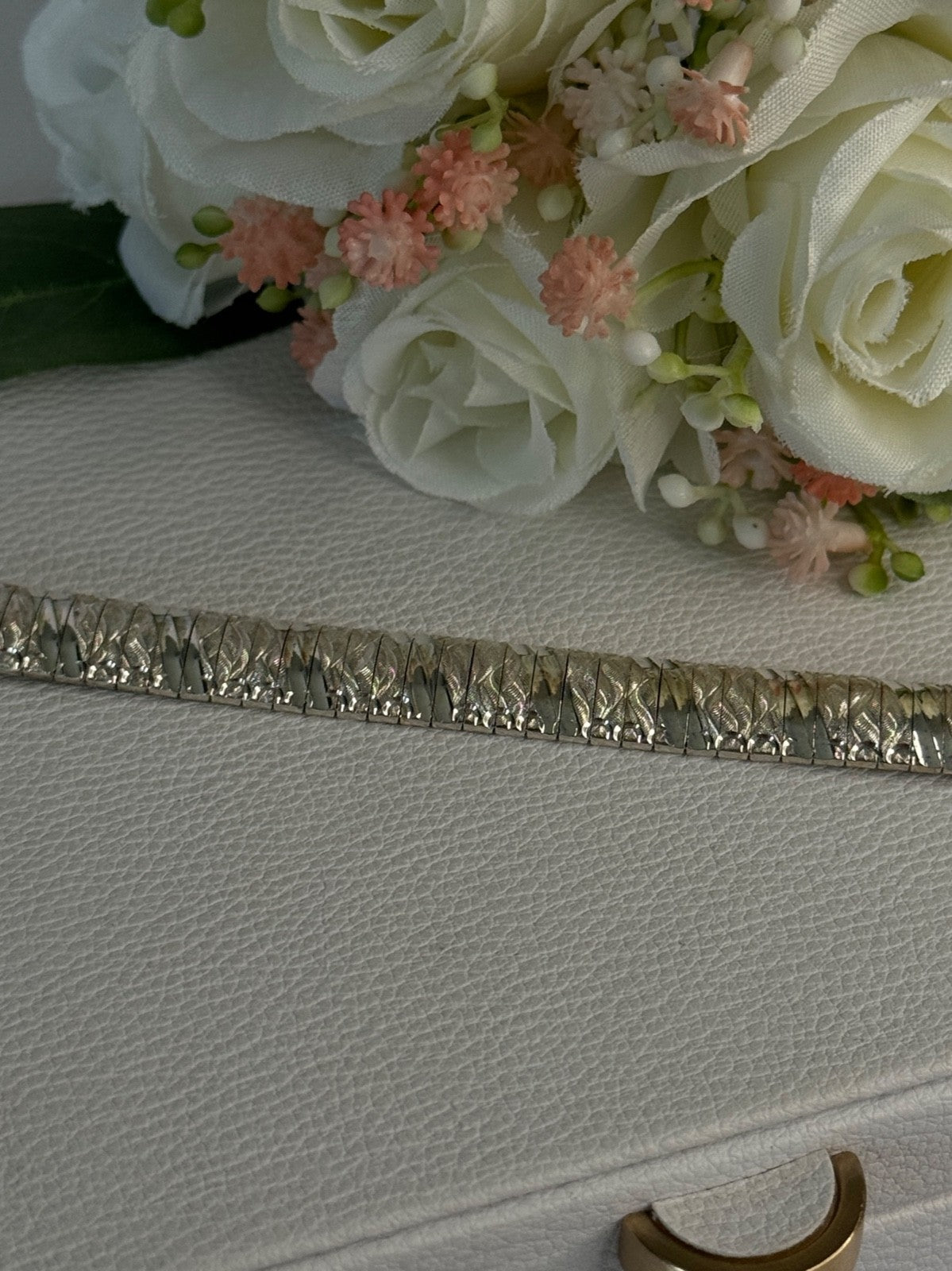 Beautiful Classy Italy 925 Sterling Silver Bracelet Length 7.5 Inch