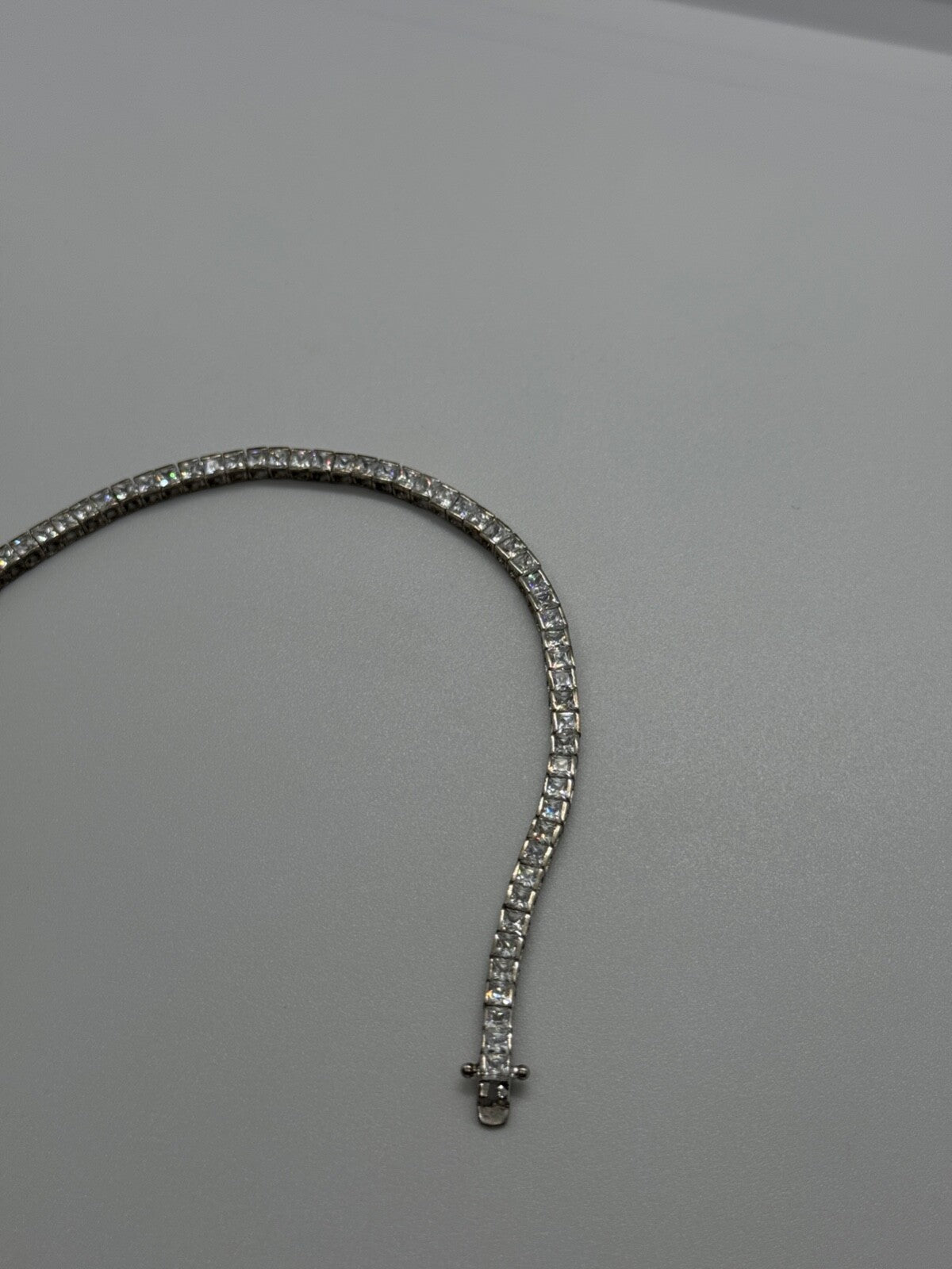 925 Sterling Silver CZ Bracelet