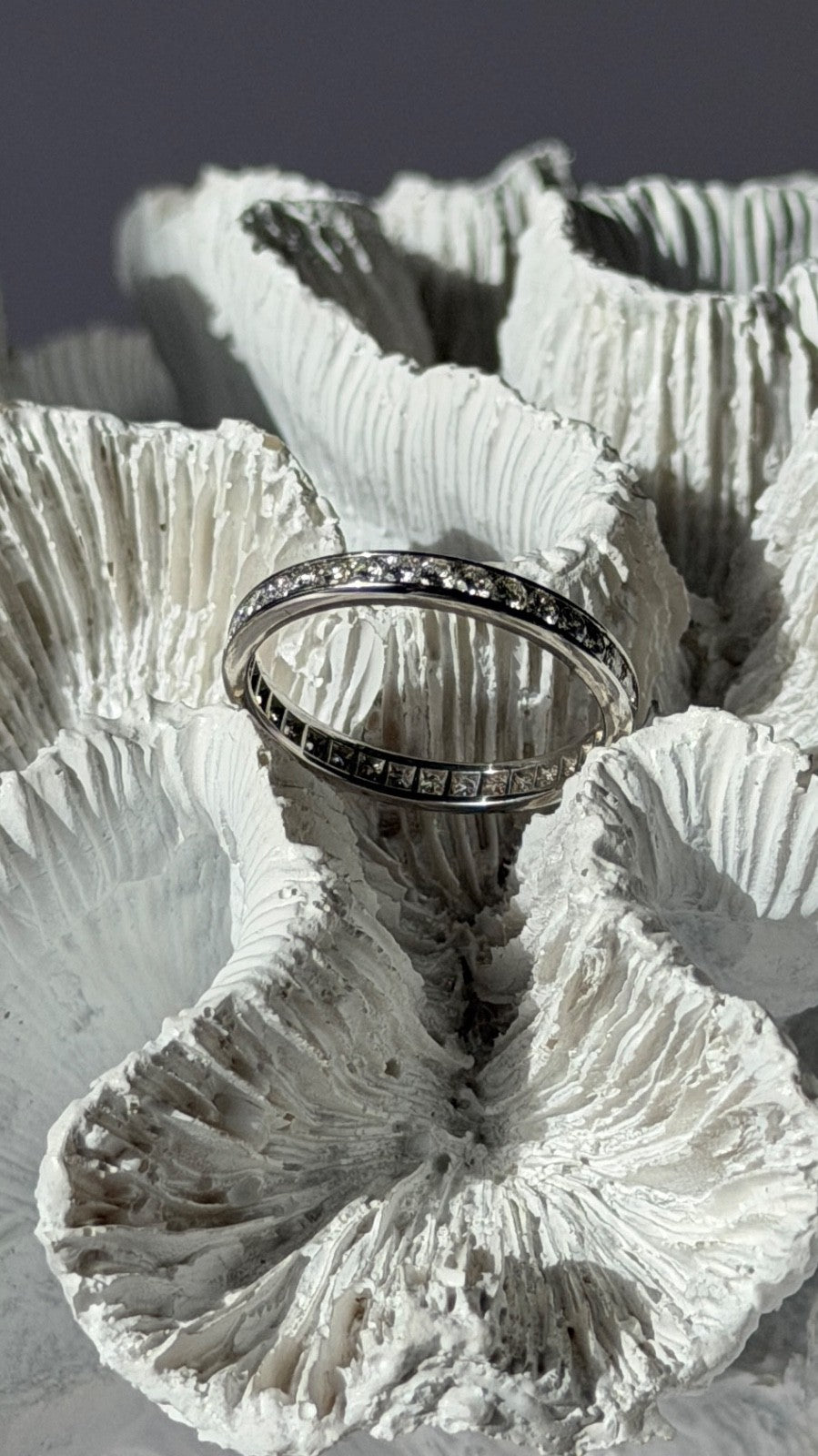 Platinum Diamond 1.10 ct Band Ring Size 10