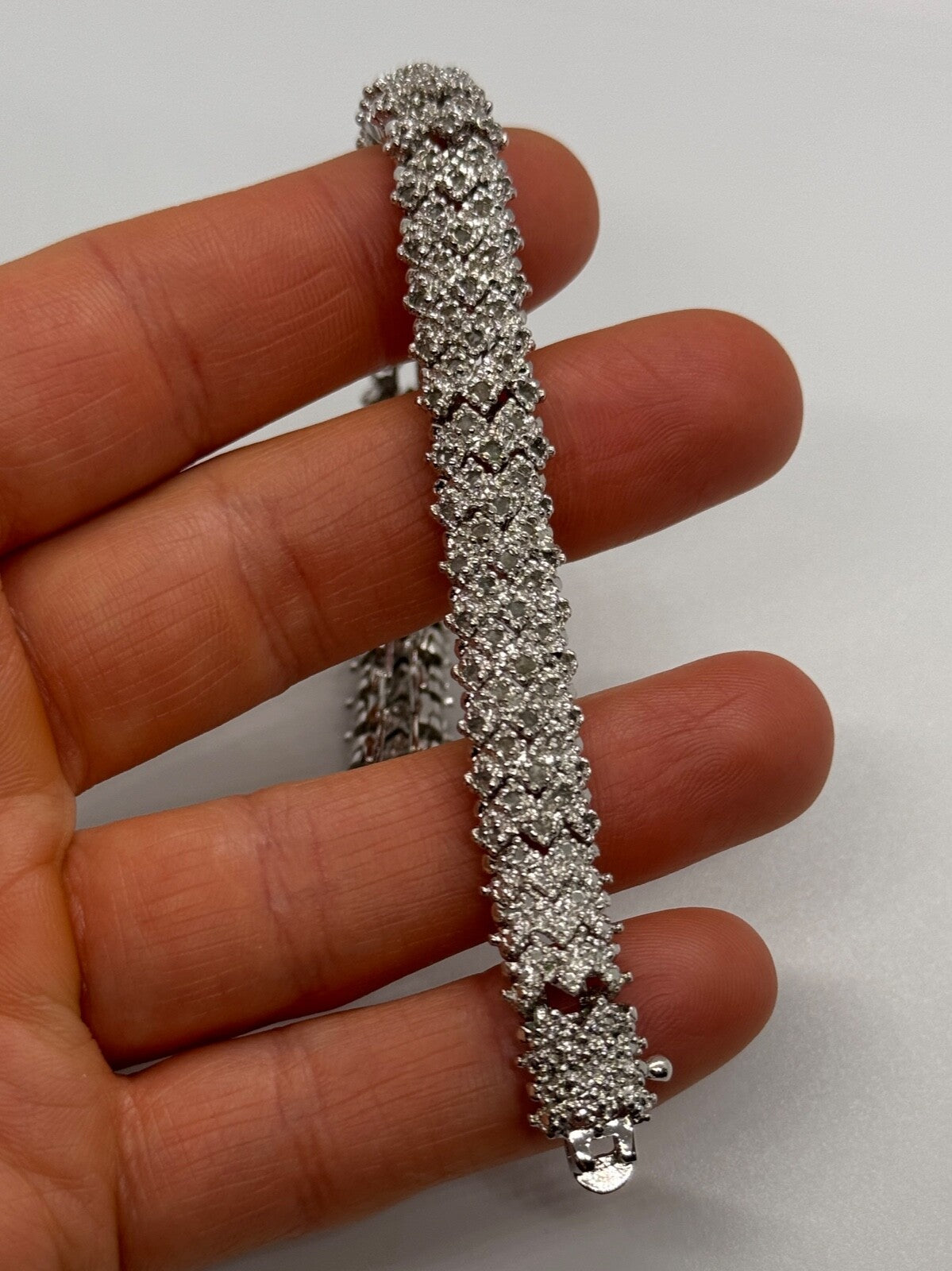 925 Sterling Silver Sapphire Bracelet
