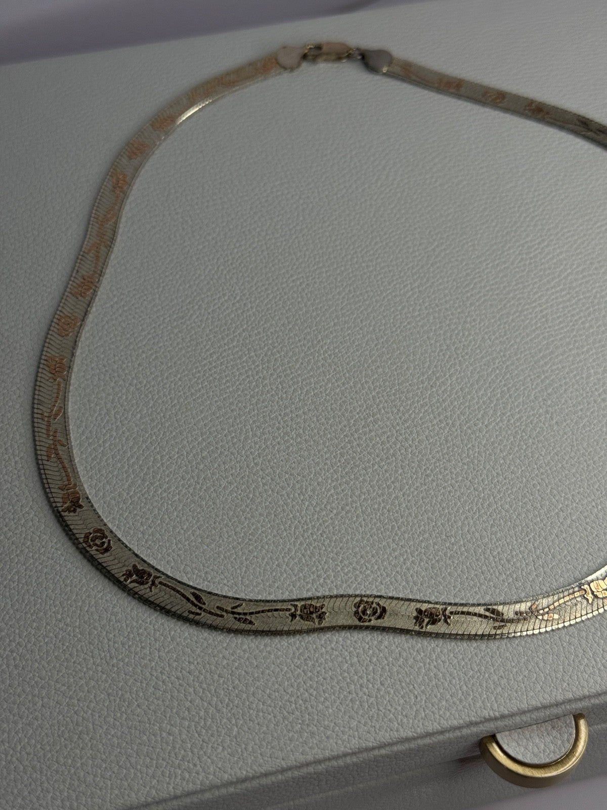 Italy Milor Elegant 925 Sterling Silver Flower Necklace Length 20 Inch