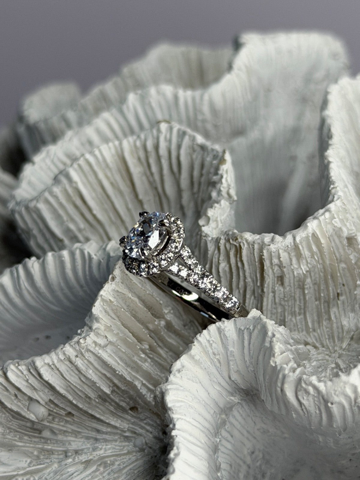 GOC 925 Sterling Silver Cz 1.48 ct Ring Size 7