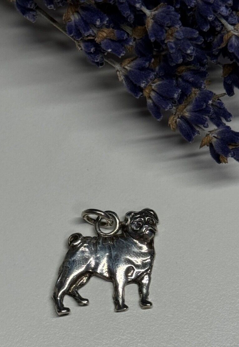 925 Sterling Silver Dog Pendant