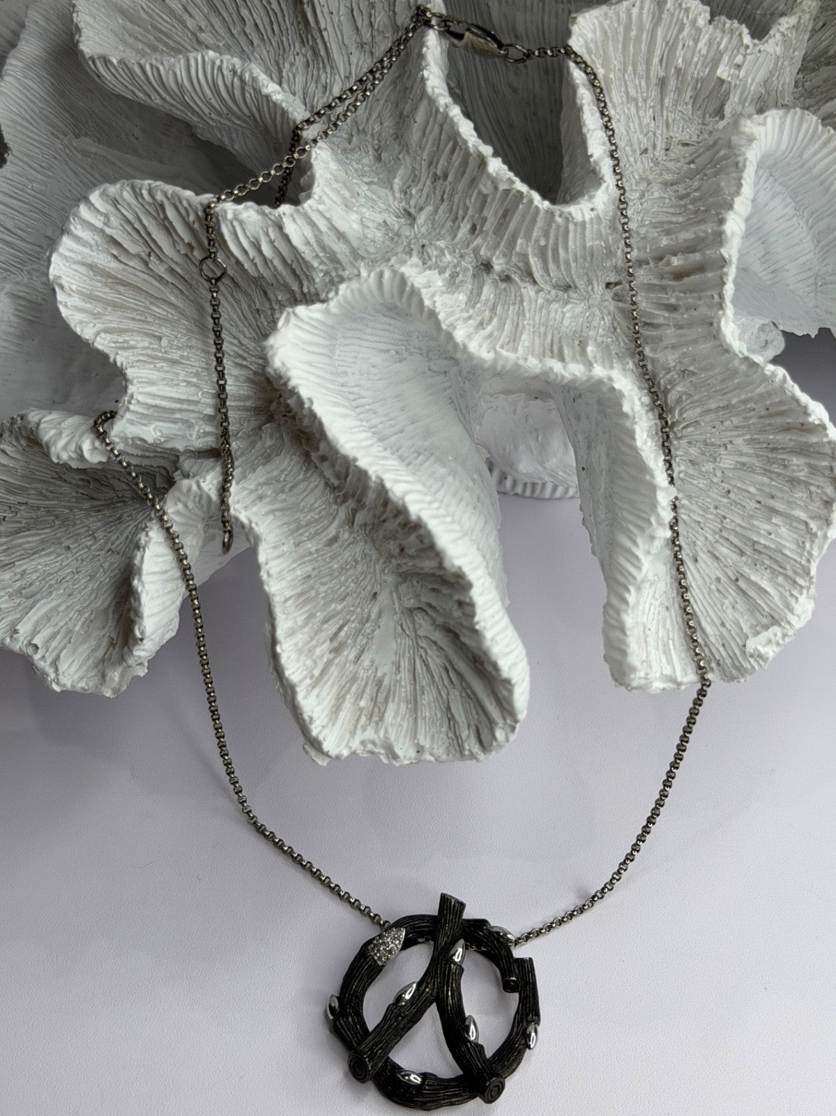 Dweck Diamonds 925 Sterling Silver Diamonds Necklace