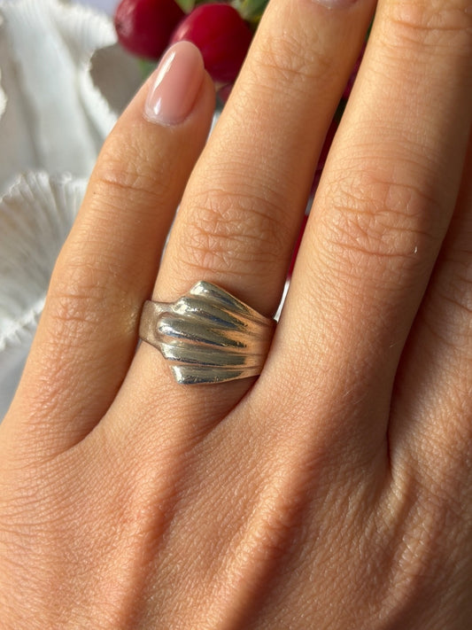 Mexico Vintage 925 Sterling Silver Ring Size 7.5