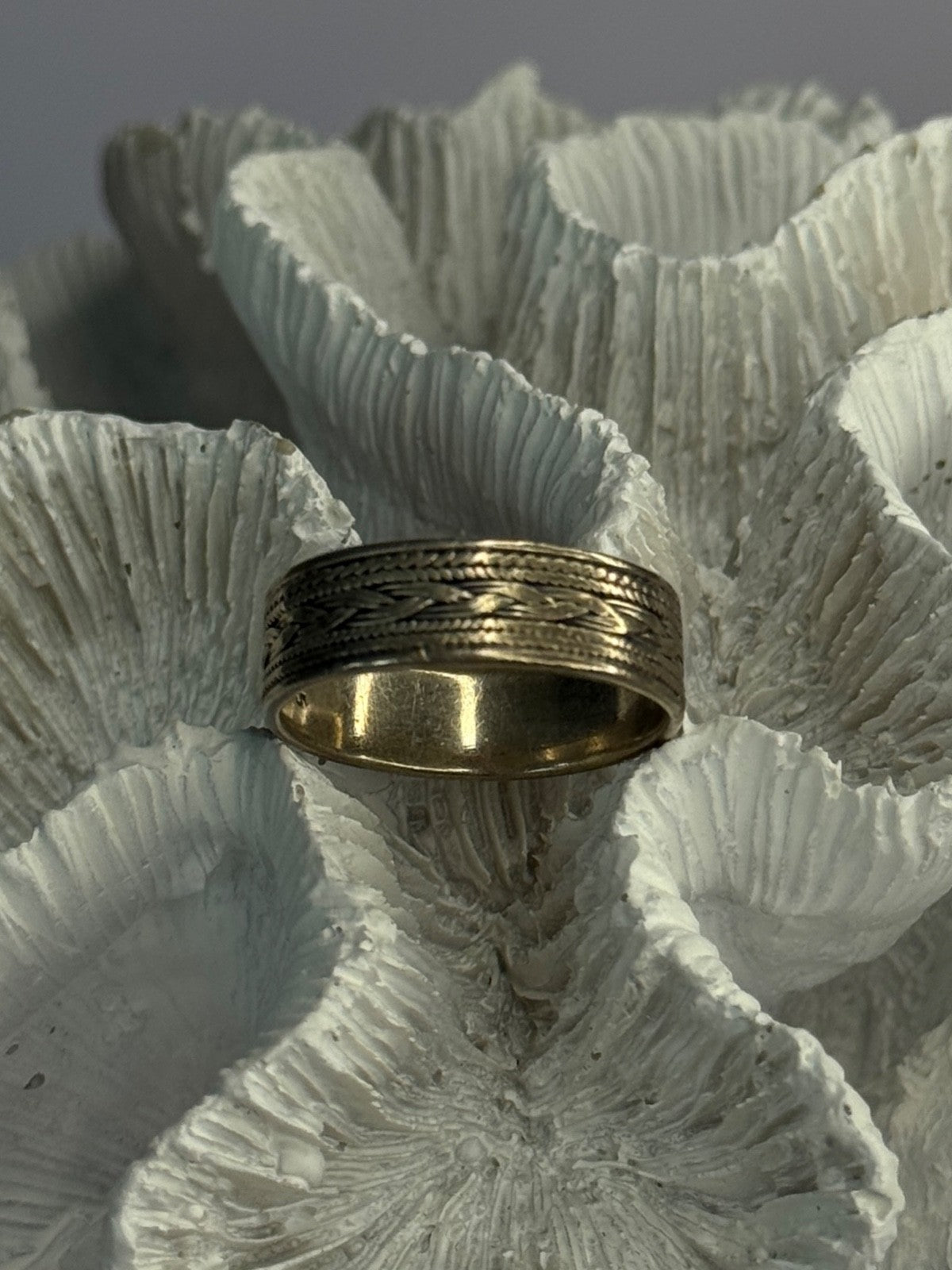 925 Sterling Silver Band Ring Size 10