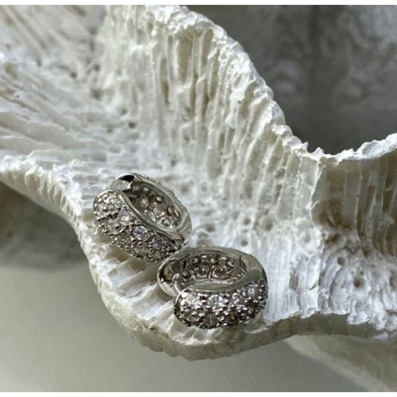 925 Sterling Silver CZ Earrings