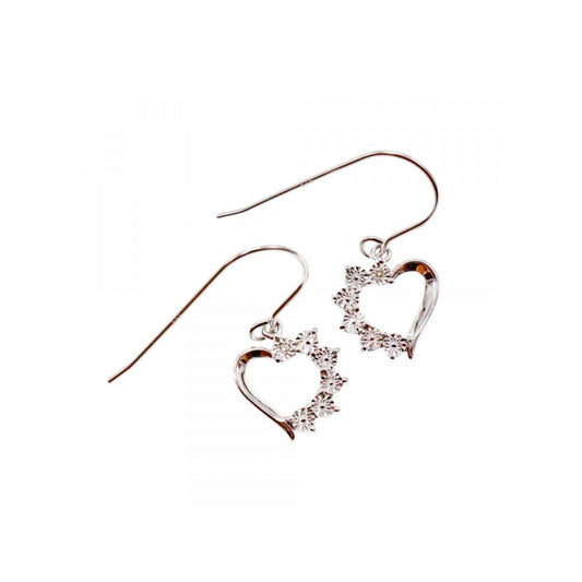 925 Sterling Silver "Hearts" Earrings