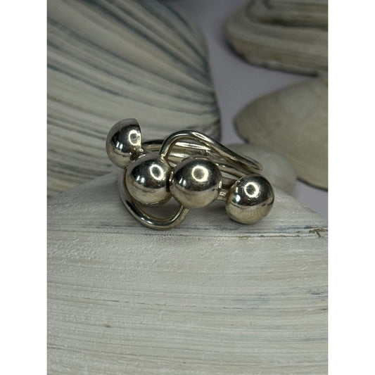 Unique Design 925 Sterling Silver Ring Size 8