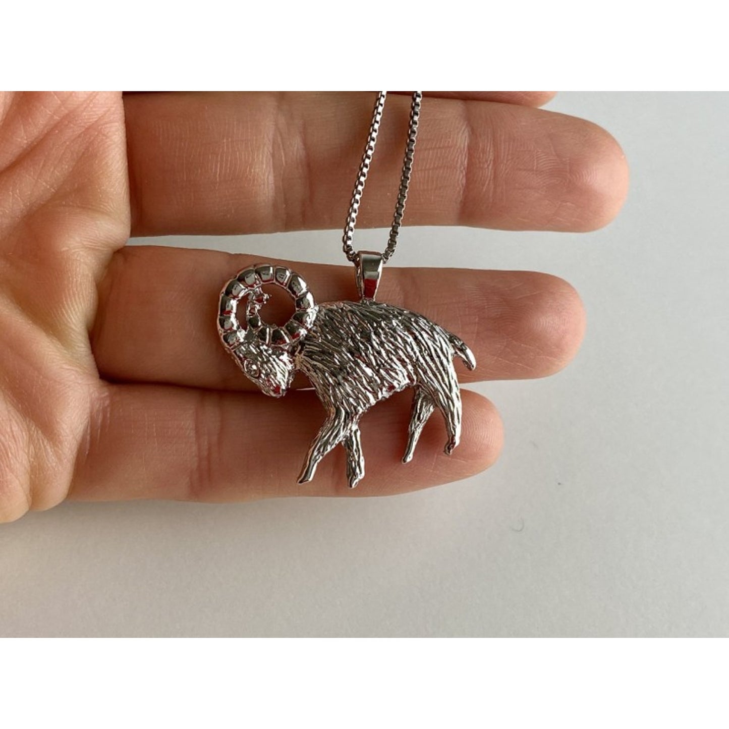 925 Sterling Silver "Aries" Сhain with Pendant
