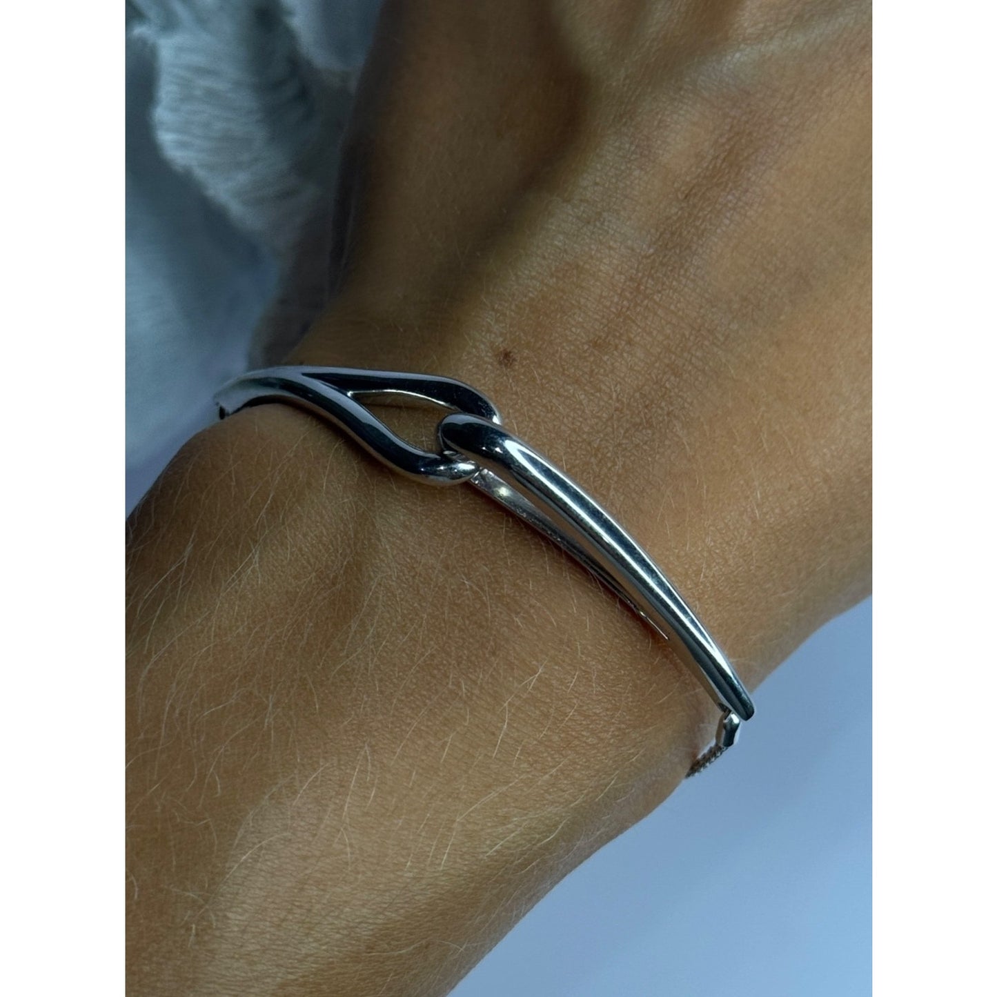 ELEGANT 925 STERLING SILVER BRACELET SIZABLE