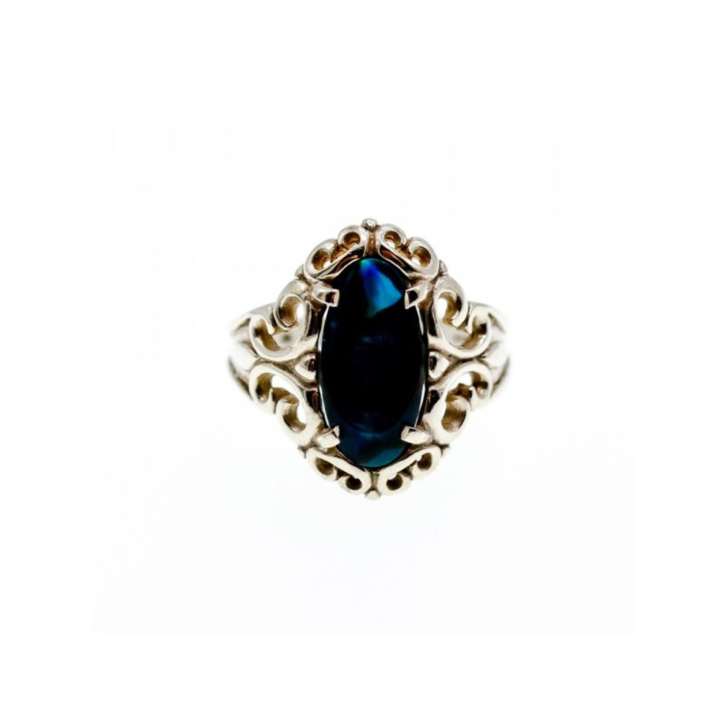 925 STERLING SILVER GALIOTIS OPENWORK RING SIZE 7