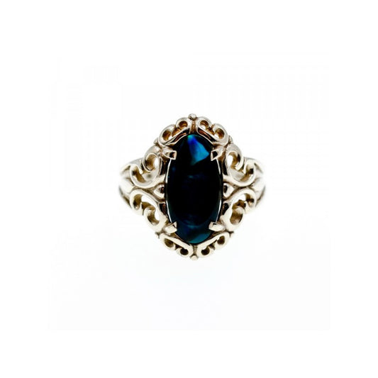 925 STERLING SILVER GALIOTIS OPENWORK RING SIZE 7