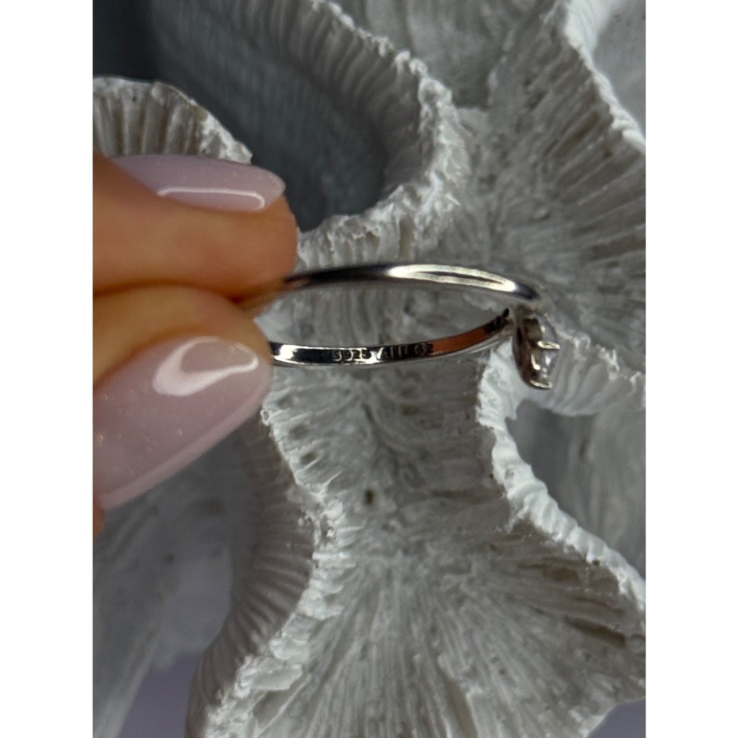ALE 62 925 STERLING SILVER TOPAZ & BERYL RING SIZE 10