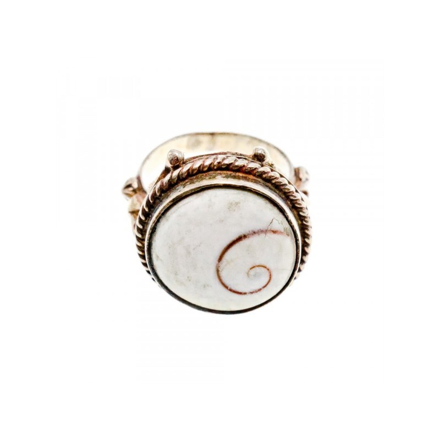 VINTAGE 925 STERLING SILVER AGATE RING SIZE 9.5