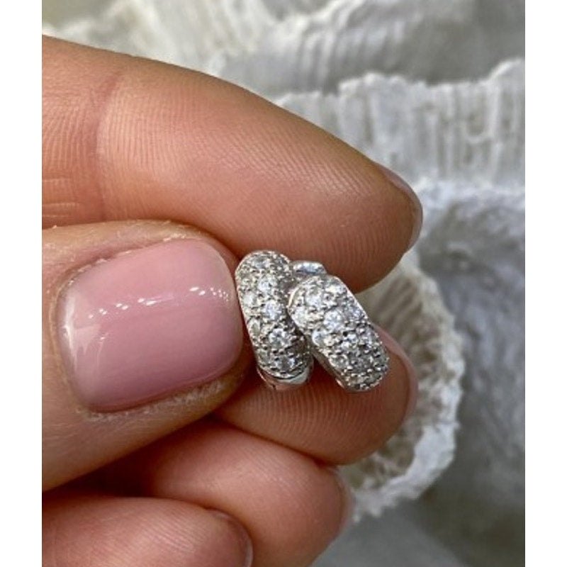 925 Sterling Silver CZ Earrings