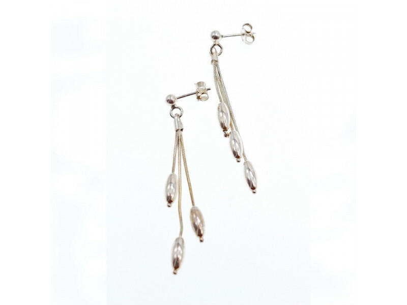 925 STERLING SILVER EARRINGS ITALY