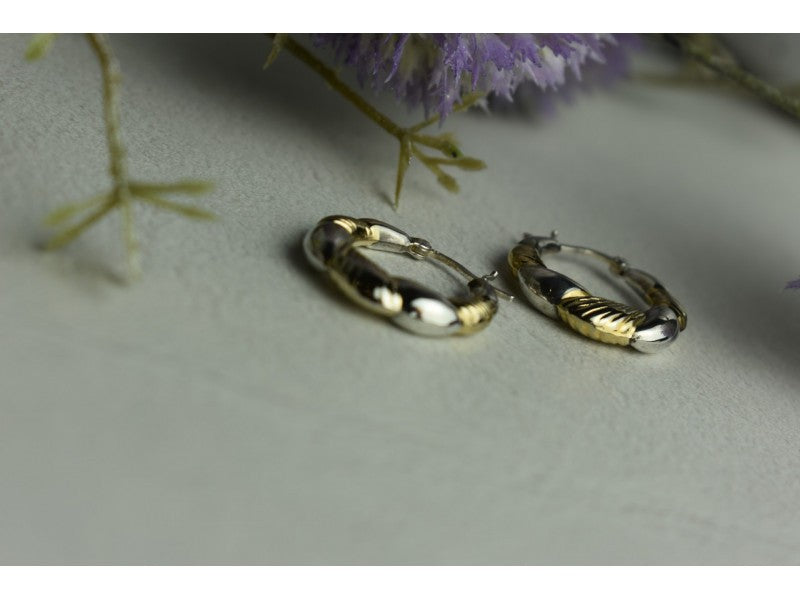 925 Sterling Silver Gold Plated Earrings