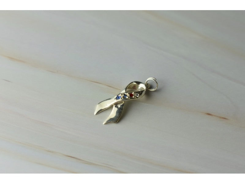 925 Sterling Silver Multicolor CZ Pendant