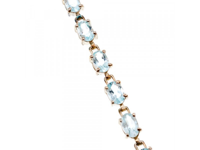 925 Sterling Silver Topaz Bracelet