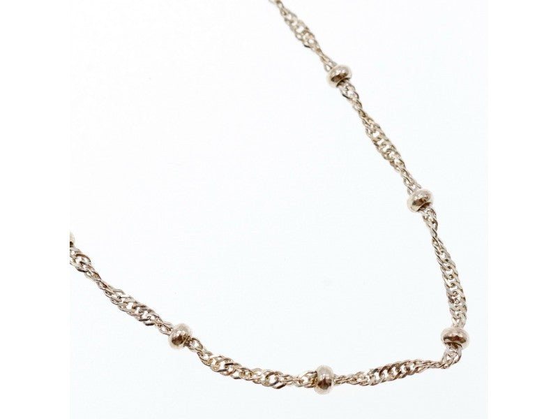 925 Sterling Silver Necklace Italy 29.9 in