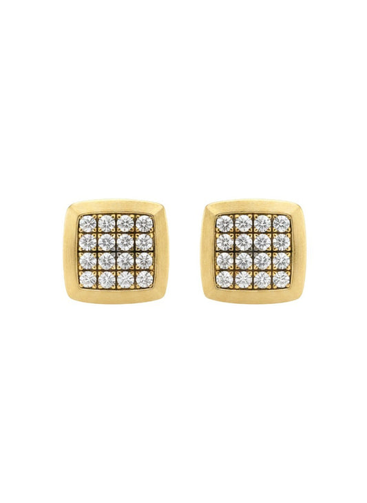 10K Yellow Gold 0.50 ctw Diamonds Stud Earrings