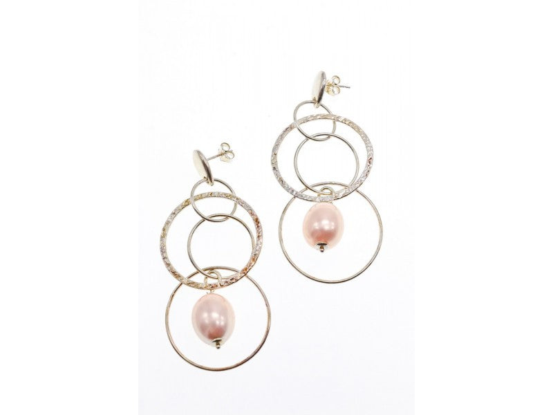 925 Sterling Silver Pearls Earrings