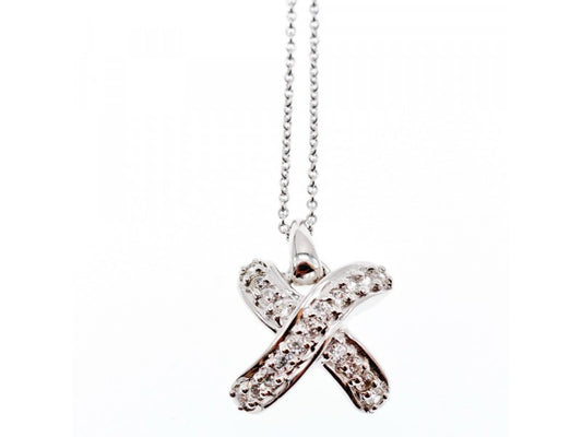 925 Sterling Silver CZ Chain With Pendant
