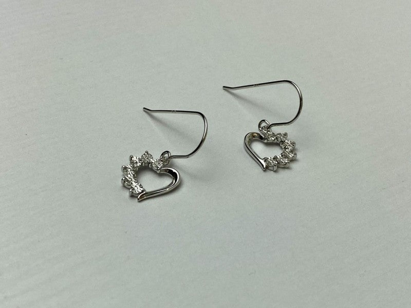 925 Sterling Silver "Hearts" Earrings