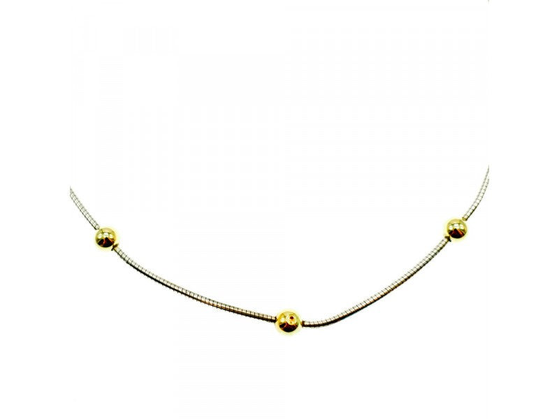 925 Sterling Silver Classic Necklace Italy Milor