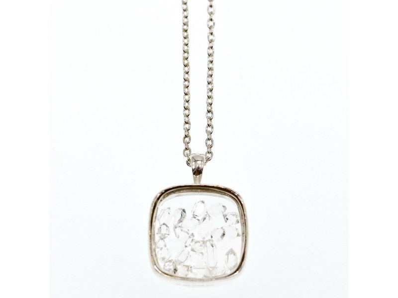 925 Sterling Silver CZ Chain With Pendant