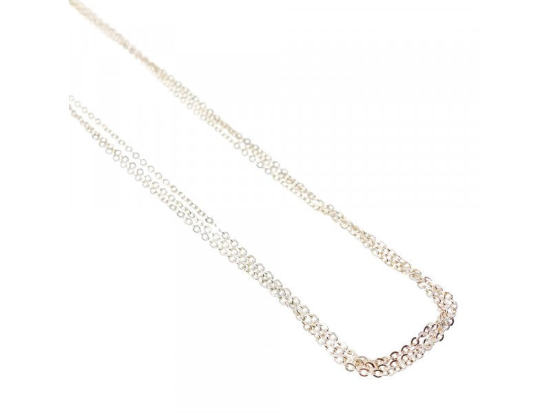 925 Sterling Silver "3 Chains" Necklace