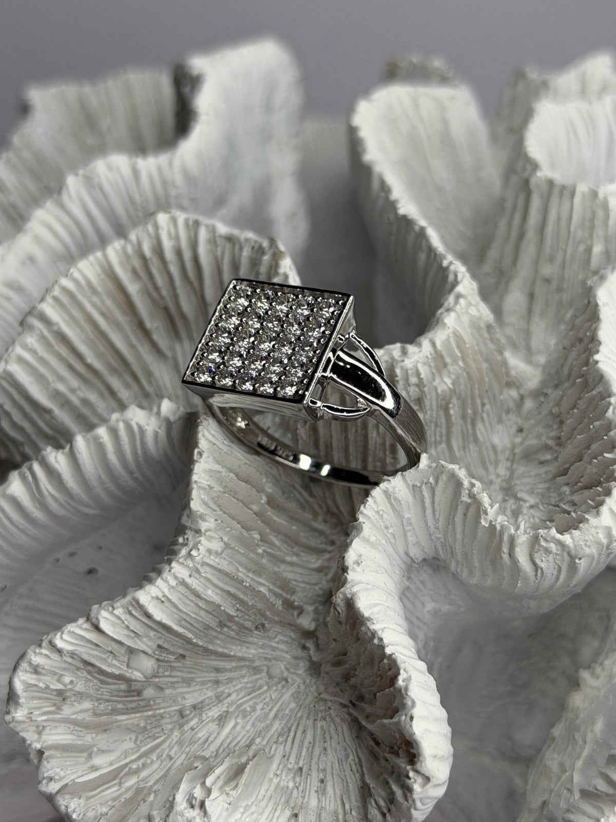 BBJ 925 Sterling Silver Cz Ring Size 10